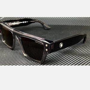 Mont Blanc 52mm Black Sunglasses